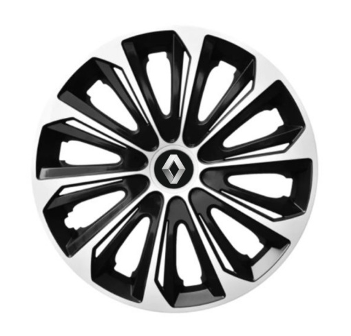 Set 4 capace roti Extra strong silver R15 pentru gama auto Renault