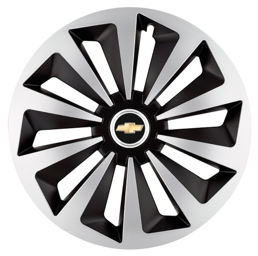 Set 4 capace roti Fox Gri-Negru R17 pentru gama auto Chevrolet
