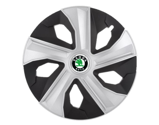 Set 4 capace roti Luna II R16 pentru gama auto Skoda