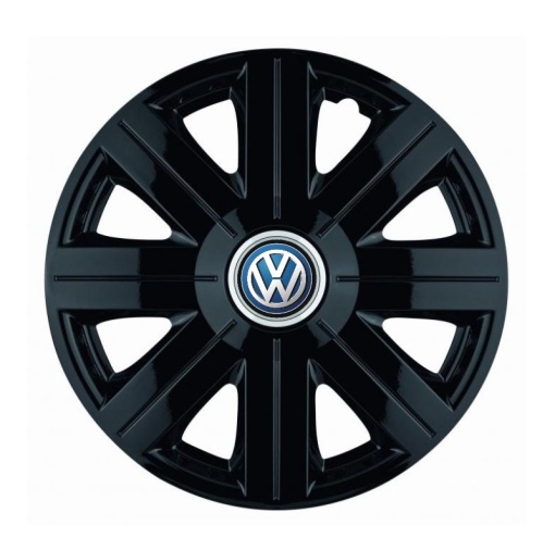 Set 4 Capace Roti, potrivite jantelor de R14, pentru Volkswagen, model Cosmos Negru