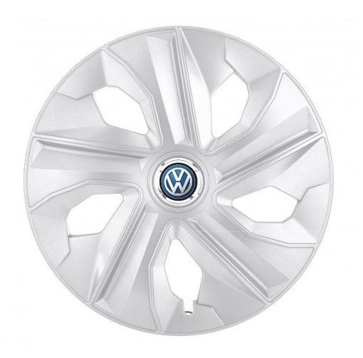 Set 4 Capace Roti, potrivite jantelor de R16, pentru Volkswagen, model luna cromat