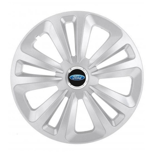 Set 4 Capace Roti Terra Gri R14, pentru Ford