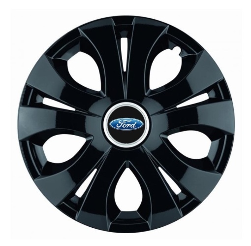 Set 4 Capace Roti Top Negru R16, Compatibil Cu Ford