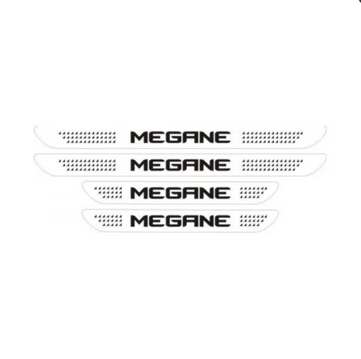 Set 4 stickere protectie praguri pentru Renault Megane v1, Creative Rey®
