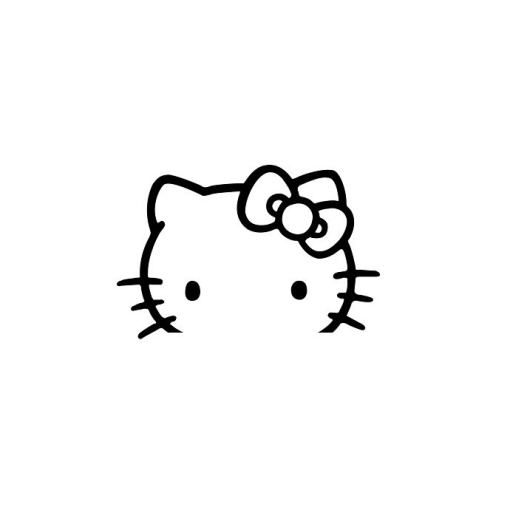 Set 2 bucati sticker oglinda Hello Kitty