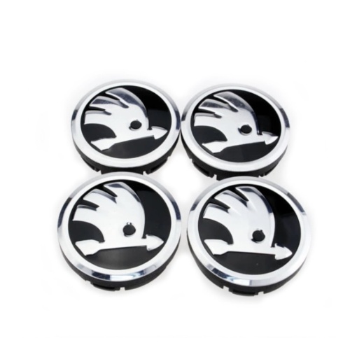 Set 4 capace roti aliaj 52-56 mm compatibil/inlocuitor Skoda