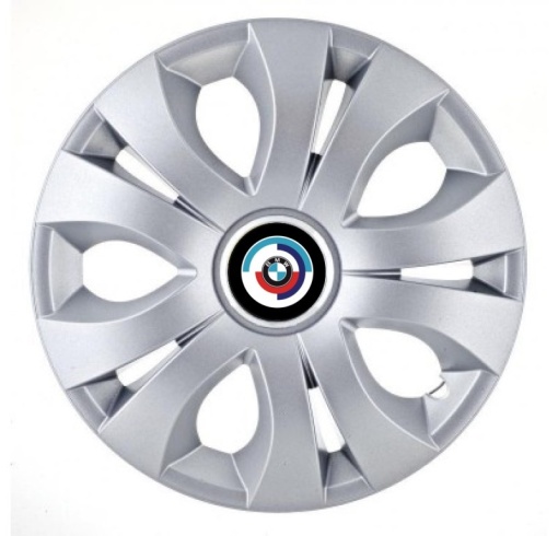 Set 4 Capace Roti Autohelix MSA® potrivite jantelor de 14 inch, Compatibil Cu BMW Nou, model Top Gray