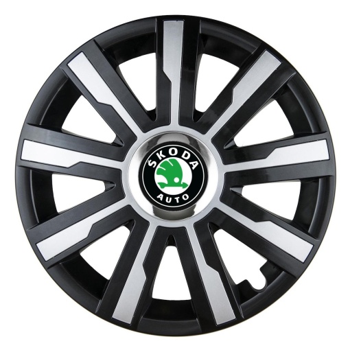 Set 4 Capace Roti Autohelix MSA®, potrivite jantelor de R15, pentru Skoda, model mirage