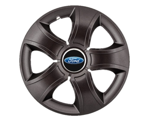 Set 4 capace roti Bis Negru R15 pentru gama auto Ford