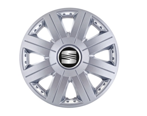 Set 4 capace roti Cosmos cromat R15, pentru gama auto Seat