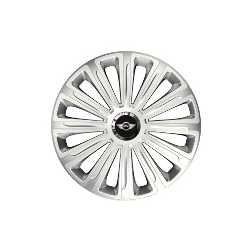 Set 4 capace roti Cu Inel Cromat Trend R15 pentru gama auto Mini