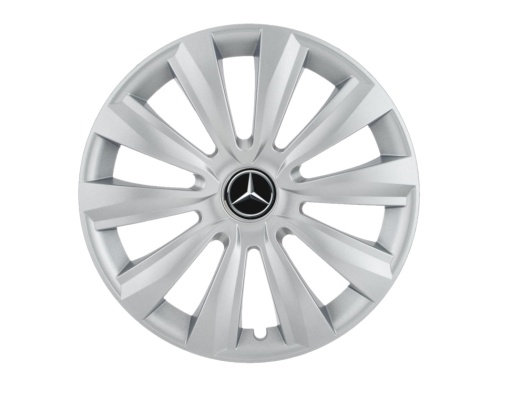 Set 4 capace roti Delta cromat R15 pentru gama auto Mercedes