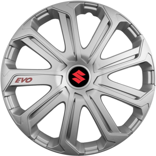 Set 4 Capace Roti Evo Gri R15, Pentru Suzuki