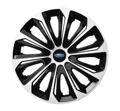 Set 4 capace roti Extra strong silver R15 pentru gama auto Ford