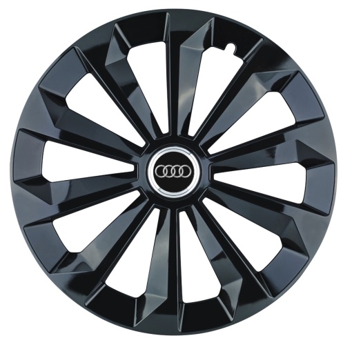 Set 4 capace roti Fame Negru R14 pentru gama auto Audi