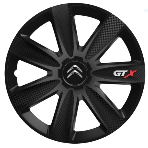 Set 4 capace Roti Gtx Carbon Negru R14, Compatibil Cu Citroen