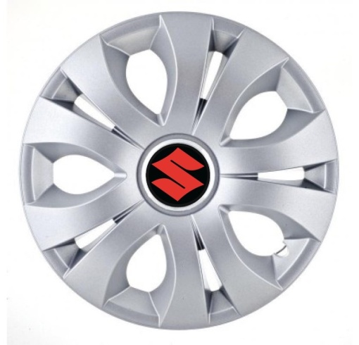 Set 4 Capace Roti, potrivite jantelor de R14, Compatibil Cu Suzuki, model top crom