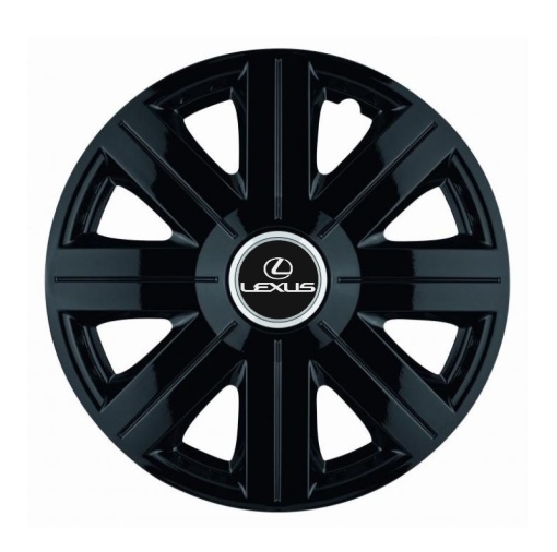 Set 4 Capace Roti, potrivite jantelor de R14, pentru Lexus, model Cosmos Negru