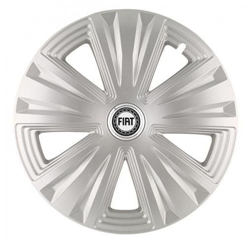 Set 4 Capace Roti, potrivite jantelor de R16, pentru Fiat, model glory Gri