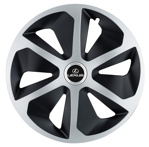 Set 4 capace roti Roco Gri-Negru R17 pentru gama auto Lexus