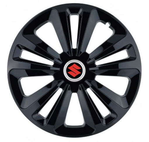 Set 4 Capace Roti Terra Negru R15, pentru Suzuki