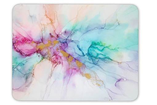 Mousepad Abstract multicolor 22 x 18 cm