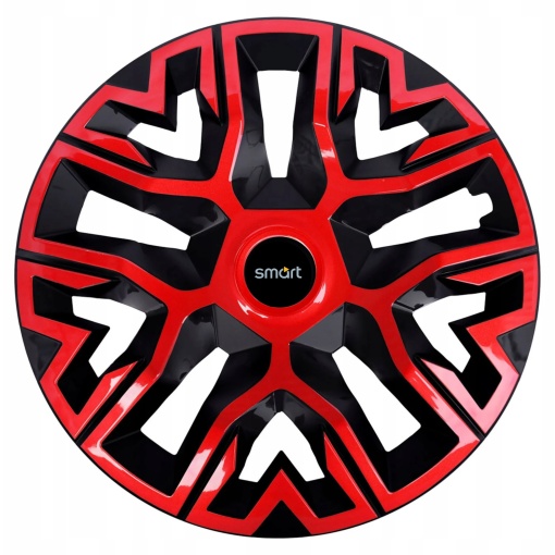 Set 4 Capace Roti 14 `` Best Rosu-Negru, Compatibile Cu Smart