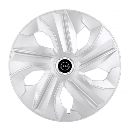 Set 4 Capace Roti Autohelix MSA® potrivite jantelor de 14 inch, pentru Nissan Nou model Luna Gri