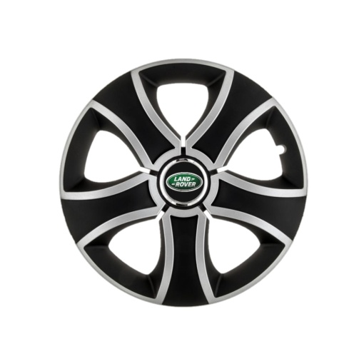 Set 4 capace roti Bis Gri-Negru R14 pentru gama auto Land Rover