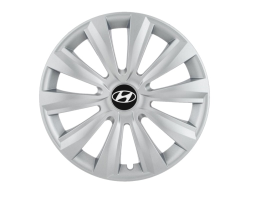 Set 4 capace roti Delta cromat R15 pentru gama auto Hyundai