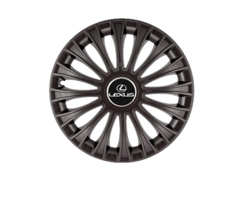 Set 4 capace roti Dino Negru R15, pentru gama auto Lexus