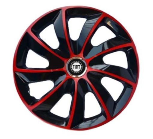 Set 4 capace roti Extra Stig Red R17 pentru gama auto Fiat