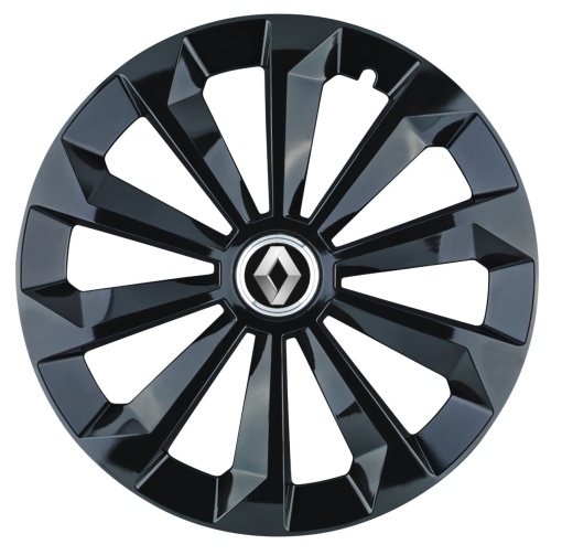 Set 4 capace roti Fame negru R14 pentru gama auto Renault