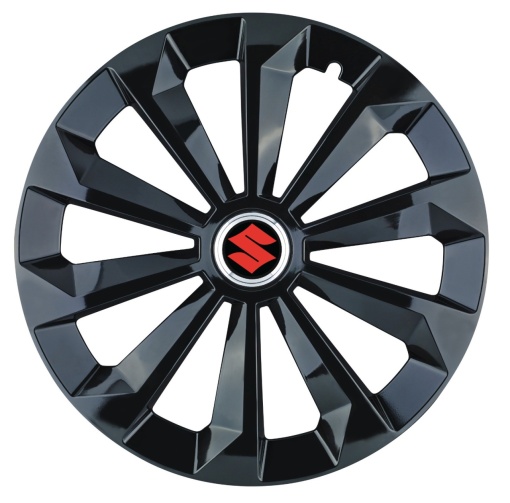 Set 4 capace roti Fame negru R16 pentru gama auto Suzuki