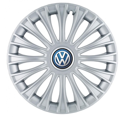Set 4 Capace Roti, potrivite jantelor de R14, pentru Volkswagen, model dino cromat