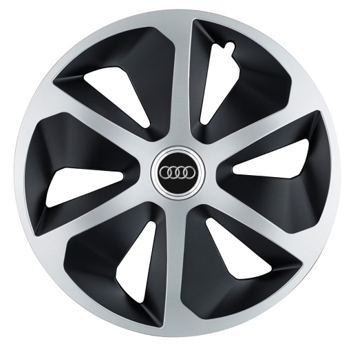 Set 4 capace roti Roco Gri-Negru R17 pentru gama auto Audi