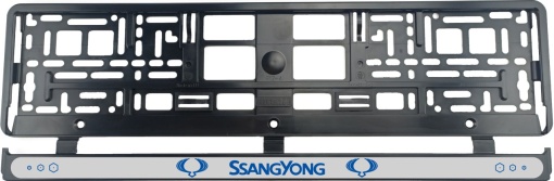 Set 2 bucati, suport numar inmatriculare SsangYong
