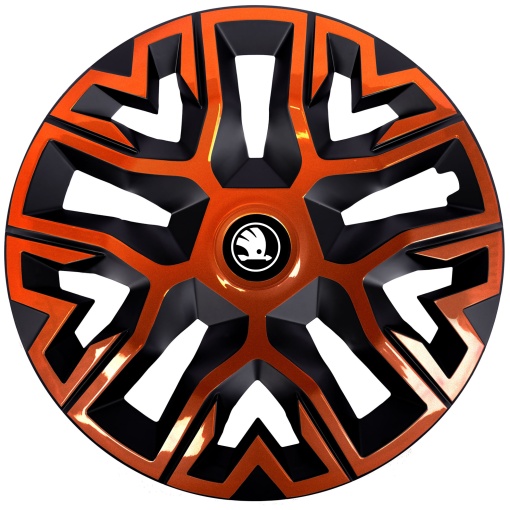 Set 4 Capace Roti 15 `` Best Cupru-Negru, Compatibile Cu Skoda Nou