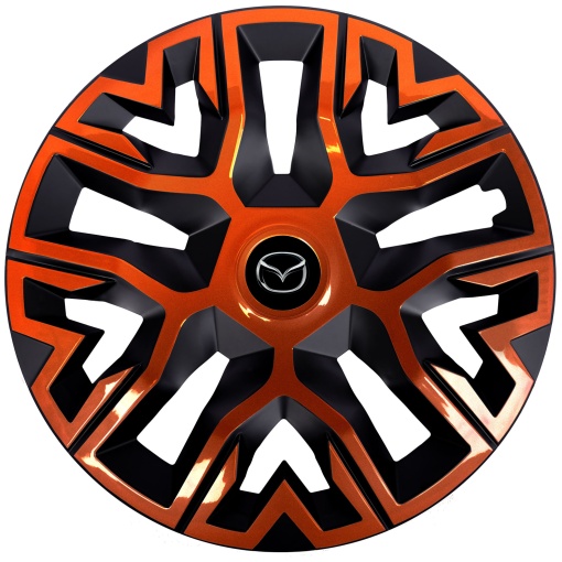 Set 4 Capace Roti 16 `` Best Cupru-Negru, Compatibile Cu Mazda