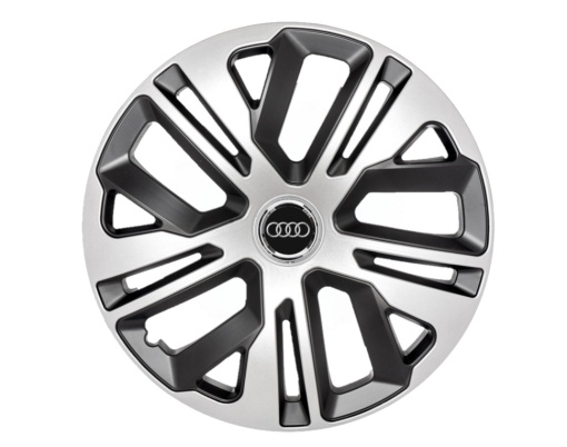Set 4 capace roti 16`` Raven Gri-Negru, Compatibile cu Audi