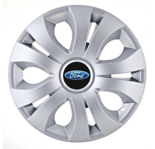 Set 4 Capace Roti Autohelix MSA® potrivite jantelor de 14 inch, Compatibil Cu Ford, model Top Gray