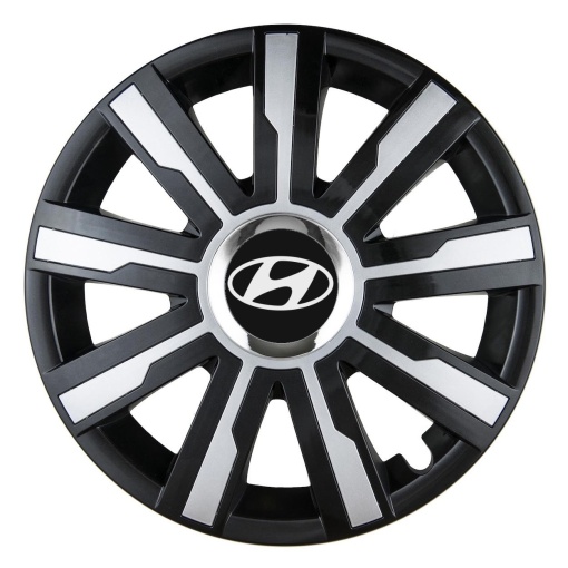 Set 4 Capace Roti Autohelix MSA®, potrivite jantelor de R15, pentru Hyundai, model mirage