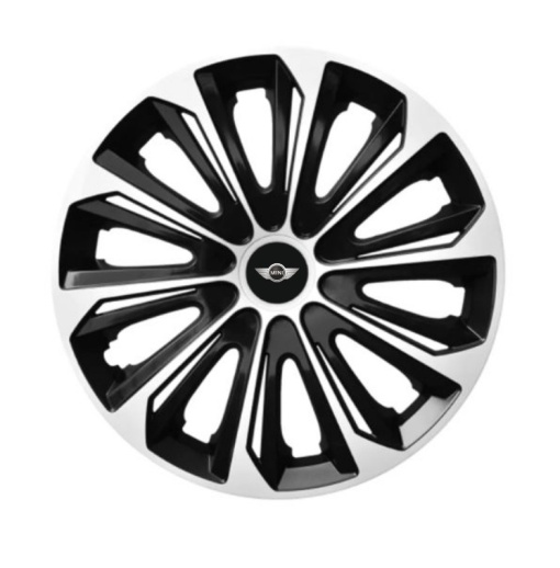 Set 4 capace roti Extra strong silver R15 pentru gama auto Mini Cooper