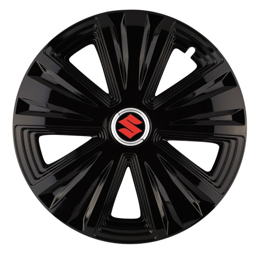 Set 4 capace roti Glory negru R16 pentru gama auto Suzuki