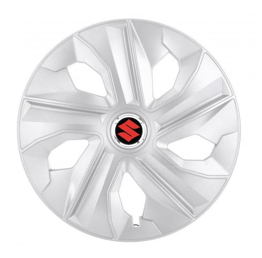 Set 4 Capace Roti, potrivite jantelor de R14, pentru Suzuki, model luna cromat