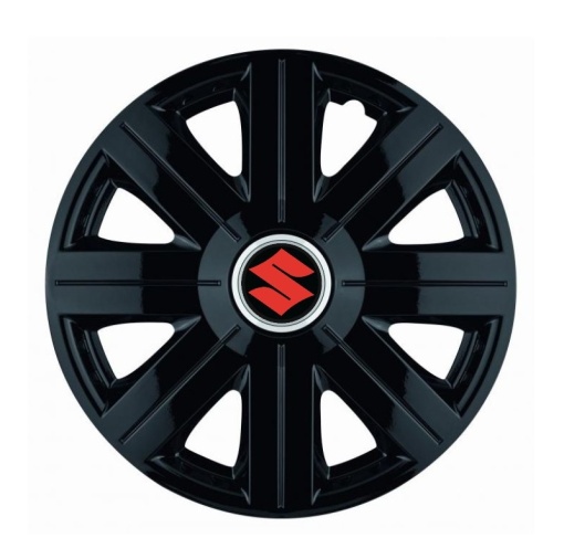 Set 4 Capace Roti, potrivite jantelor de R16, pentru Suzuki, model Cosmos Negru