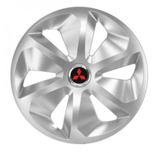 Set 4 Capace Roti Roco Gri R15, pentru Mitsubishi