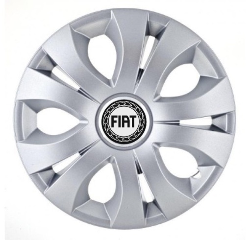 Set 4 Capace Roti Autohelix MSA® potrivite jantelor de 16 inch, Compatibil Cu Fiat, model Top Gray