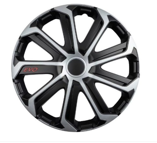 Set 4 Capace Roti Evo Gri-Negru R14