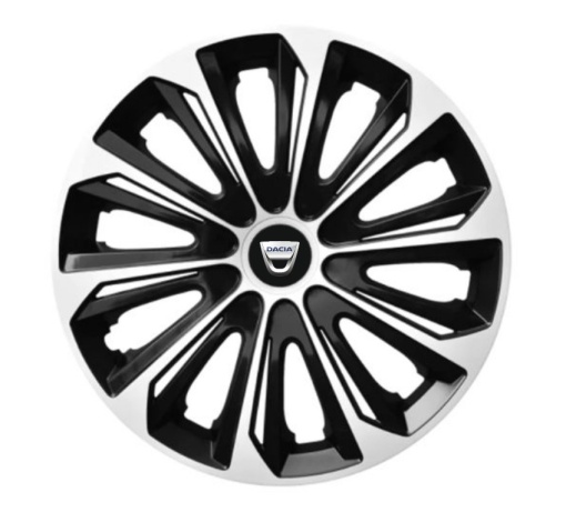 Set 4 capace roti Extra strong silver R15 pentru gama auto Dacia